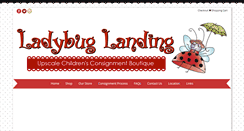 Desktop Screenshot of ladybuglanding.com